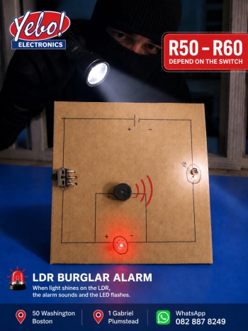 (image for) House Alarm LDR without Transistor (ANY06I)